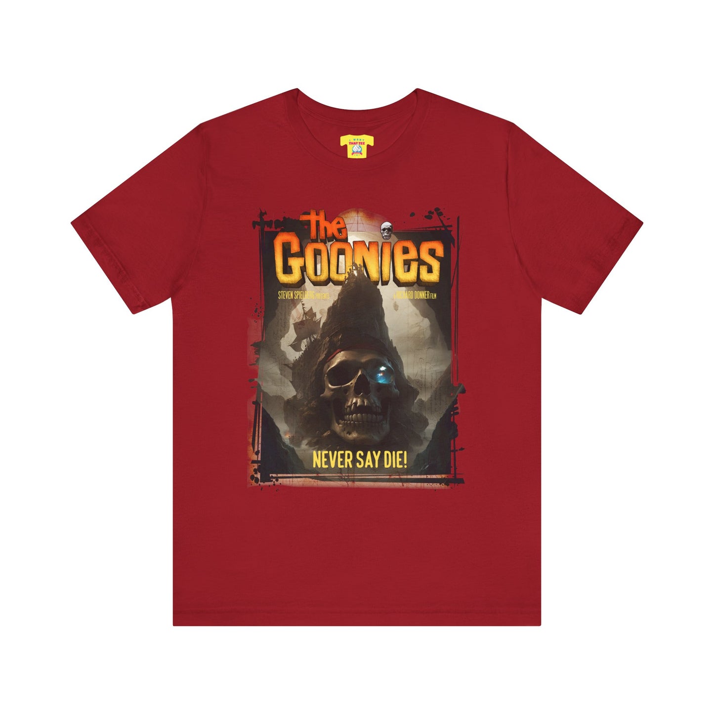 THE GOONIES NEVER SAY DIE! (Unisex Jersey Short Sleeve Tee)