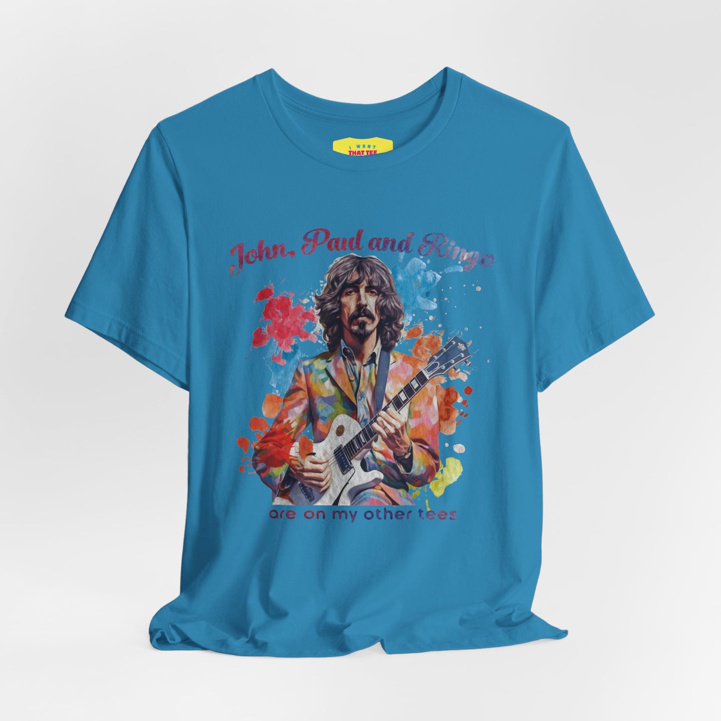 JOHN, PAUL AND RINGO ARE ON MY OTHER TEES - (Unisex Softstyle T-Shirt)