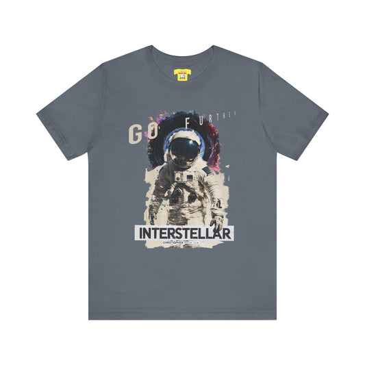 INTERSTELLAR - GO FURTHER (Unisex Jersey Short Sleeve Tee)