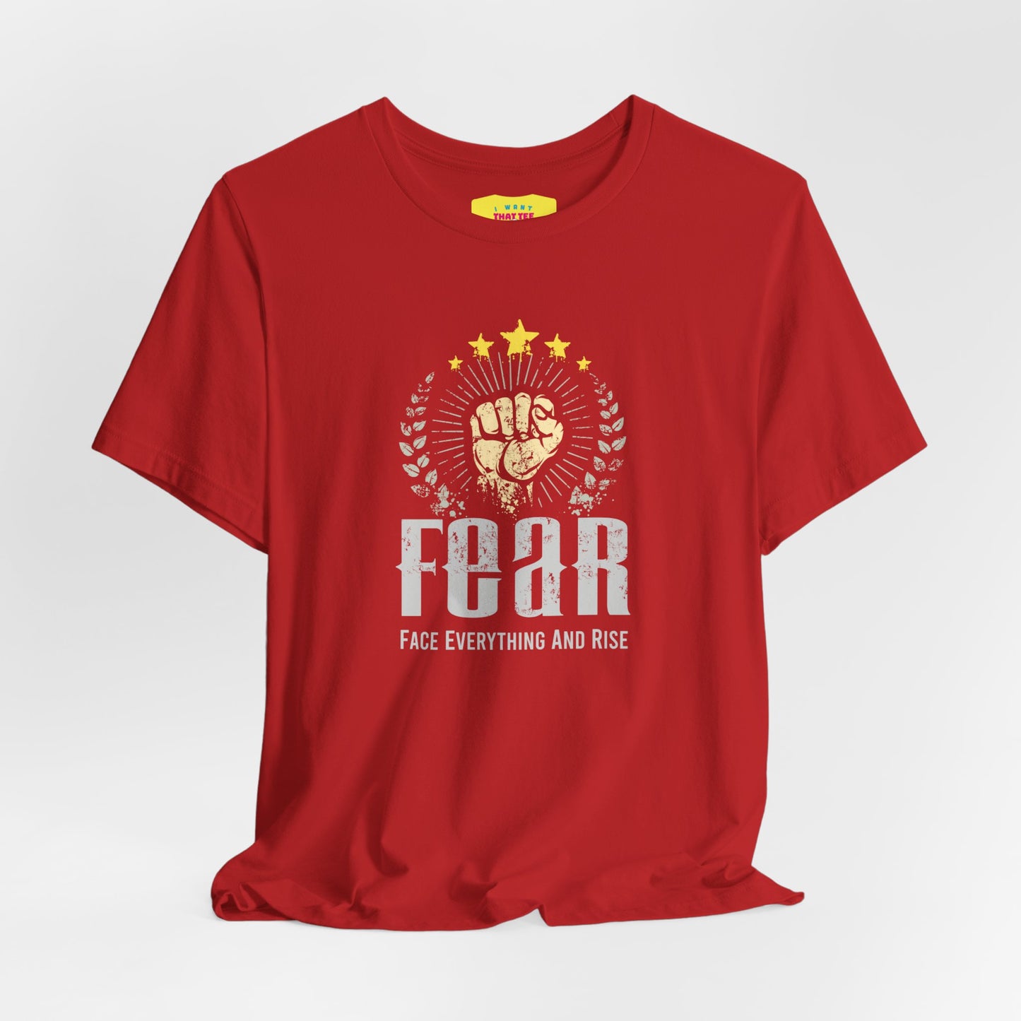 FEAR - FACE EVERYTHING AND RISE (Unisex Jersey Short Sleeve Tee)