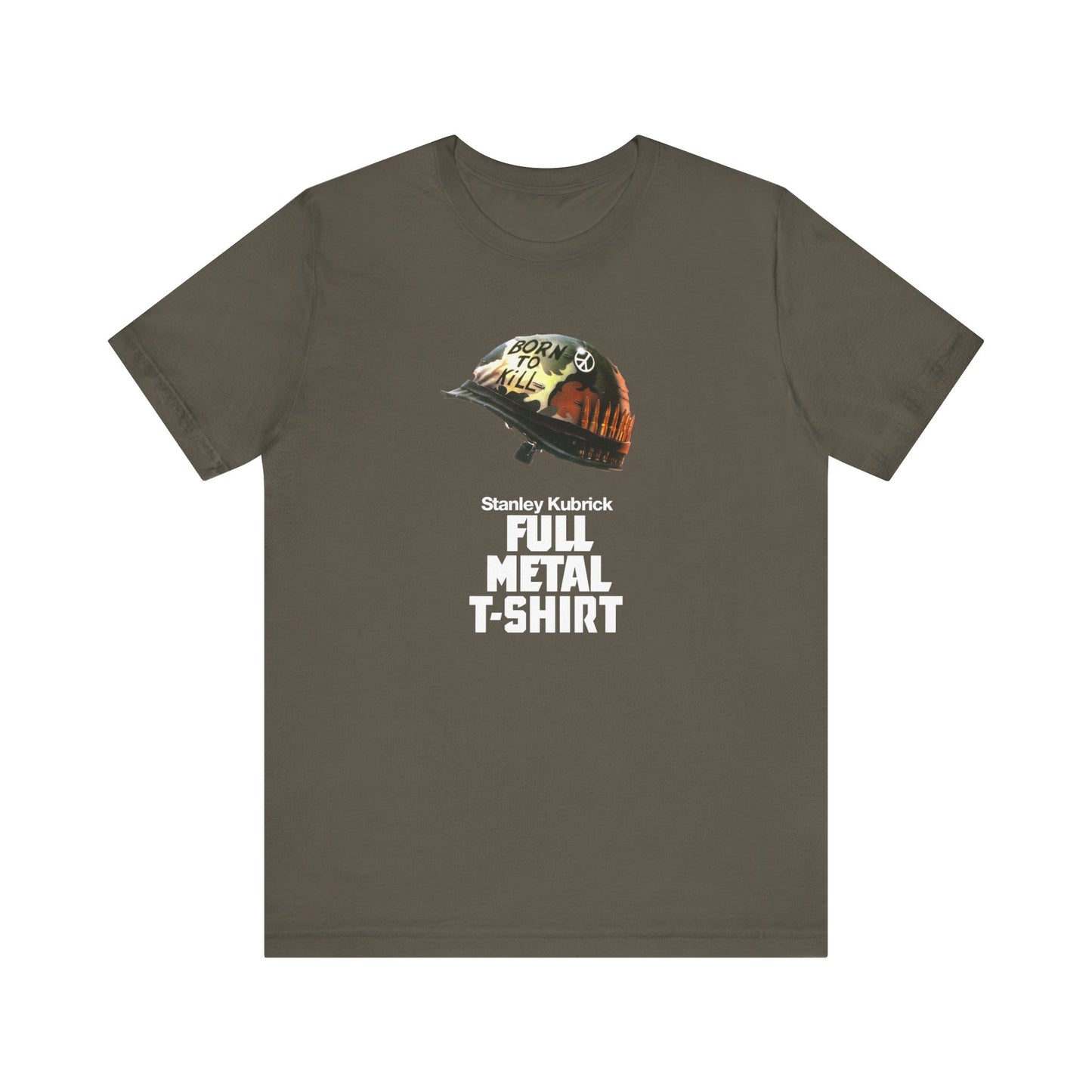 FULL METAL T-SHIRT - STANLEY KUBRICK'S MOVIE JOKE (Unisex Softstyle T-Shirt)