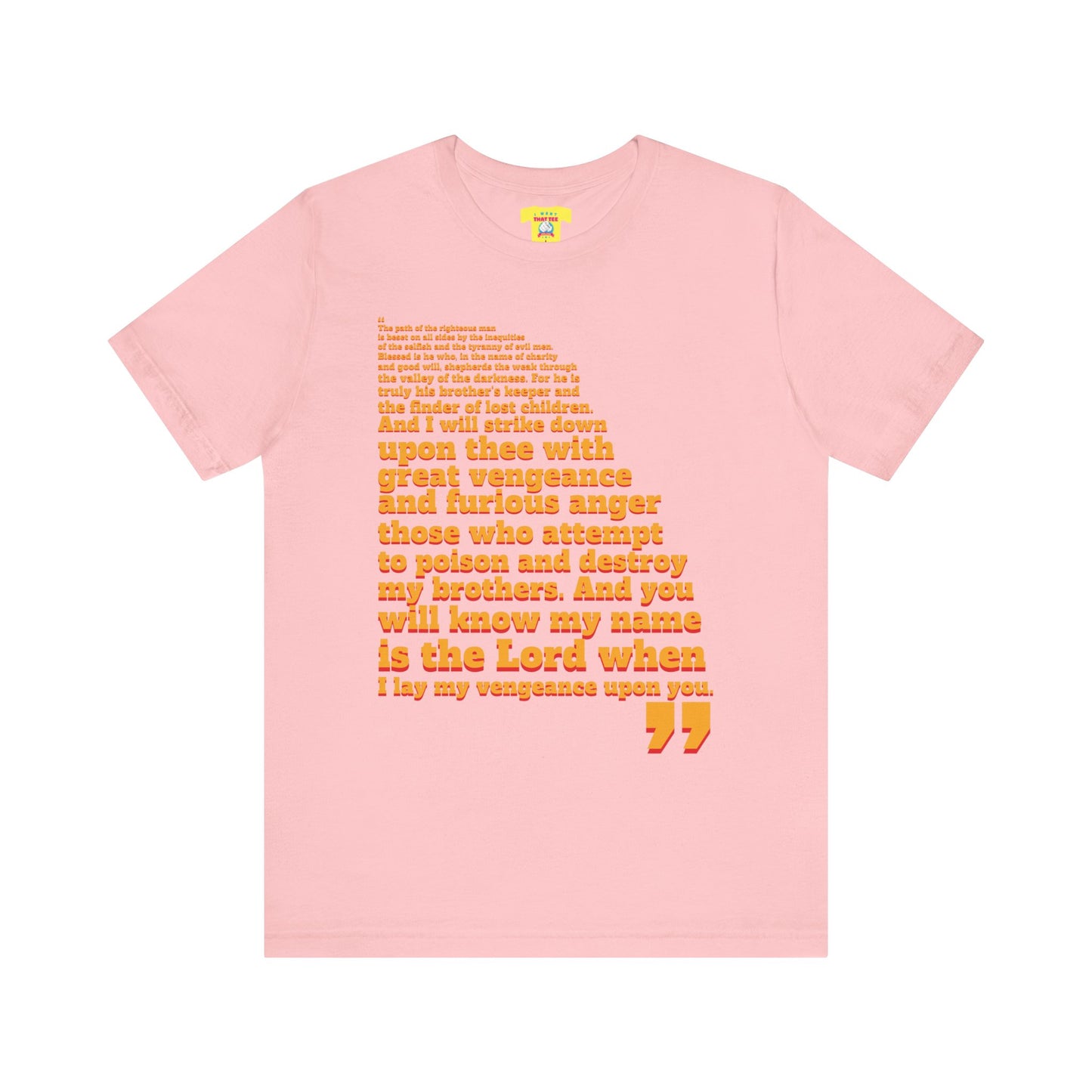 PULP FICTION QUOTE (Unisex Jersey Short Sleeve Tee)