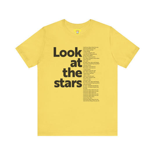 YELLOW - COLDPLAY LYRICS (Unisex Softstyle T-Shirt)