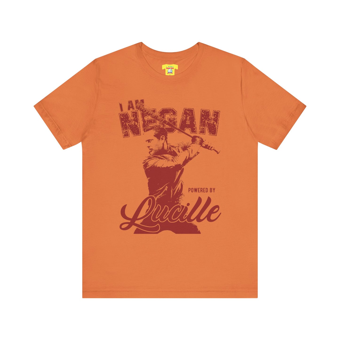 I AM NEGAN POWERED BY LUCILLE - THE WALKING DEAD (Unisex Jersey Short Sleeve Tee)