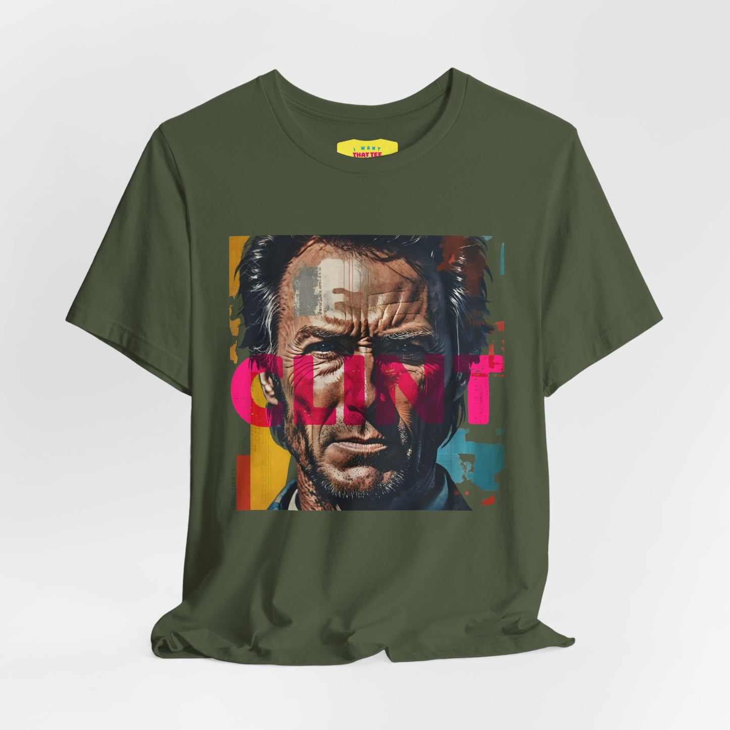 CLINT EASTWOOD (Unisex Jersey Short Sleeve Tee)