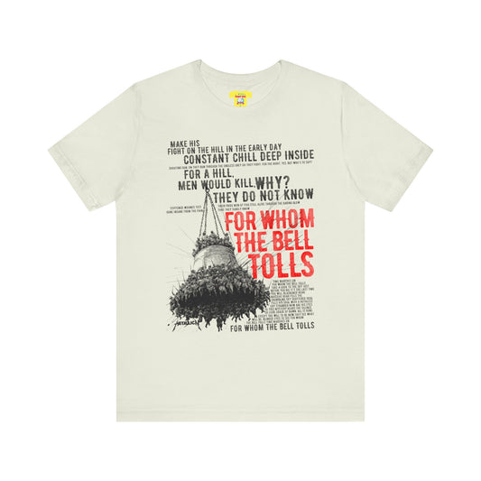 FOR WHOM THE BELL TOLLS - METALLICA (Unisex Jersey Short Sleeve Tee)