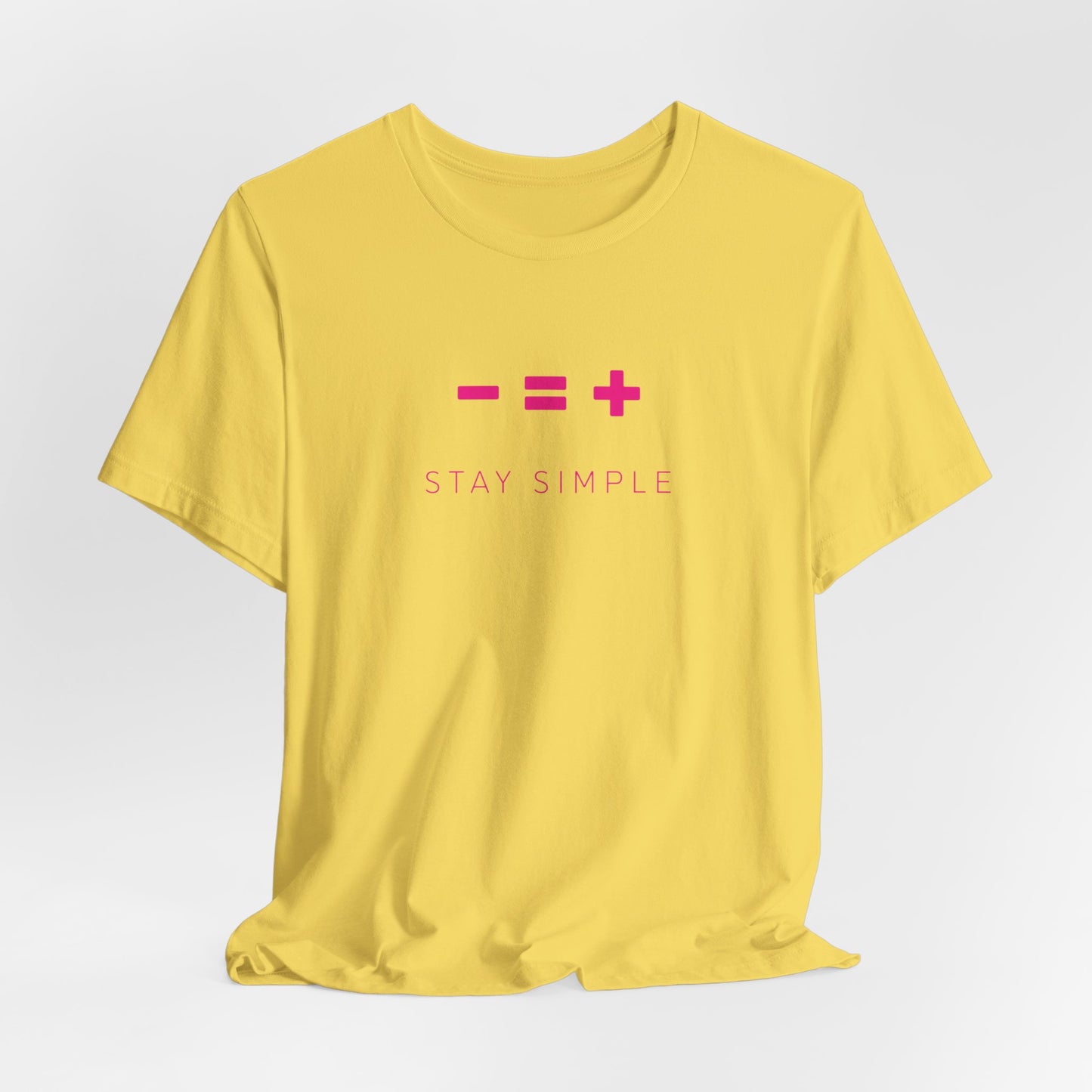 LESS IS MORE - STAY SIMPLE (Unisex Softstyle T-Shirt)