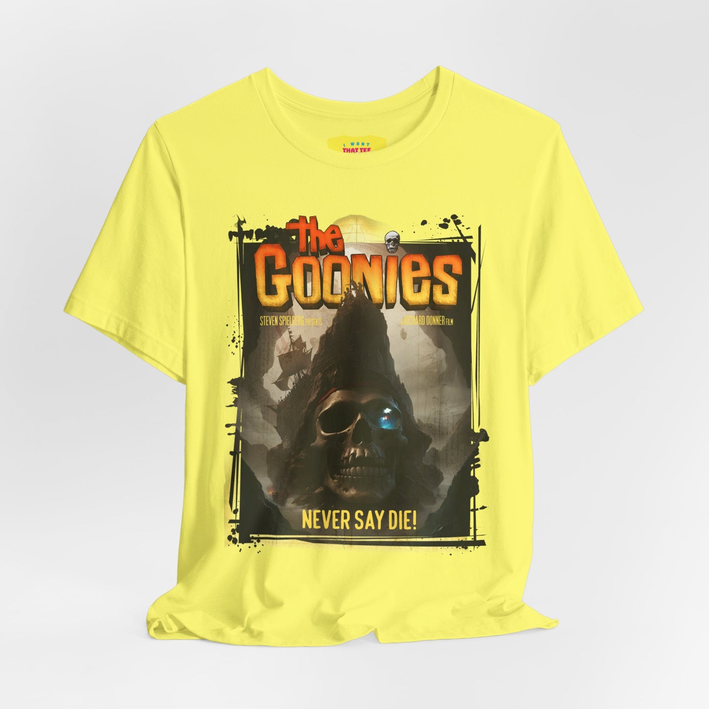 THE GOONIES NEVER SAY DIE! (Unisex Jersey Short Sleeve Tee)