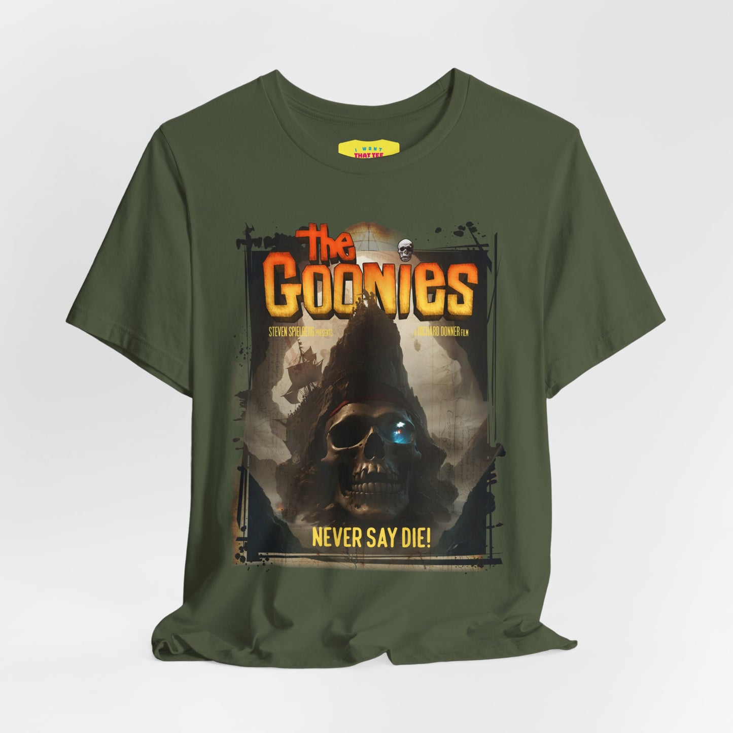 THE GOONIES NEVER SAY DIE! (Unisex Jersey Short Sleeve Tee)