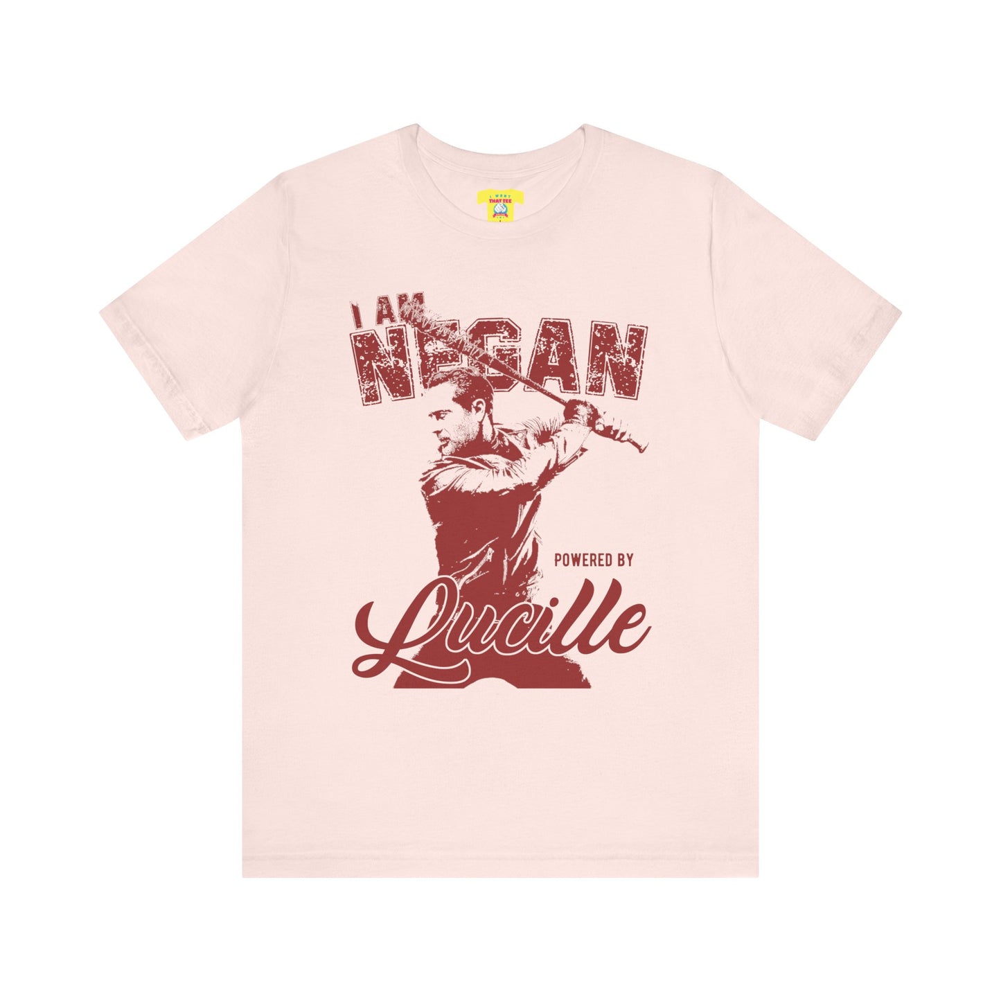 I AM NEGAN POWERED BY LUCILLE - THE WALKING DEAD (Unisex Jersey Short Sleeve Tee)