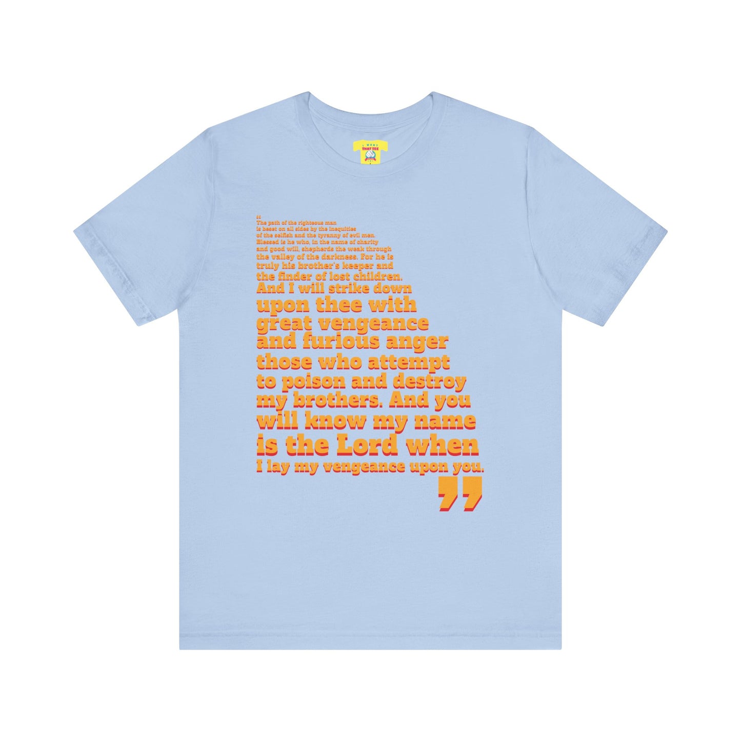 PULP FICTION QUOTE (Unisex Jersey Short Sleeve Tee)